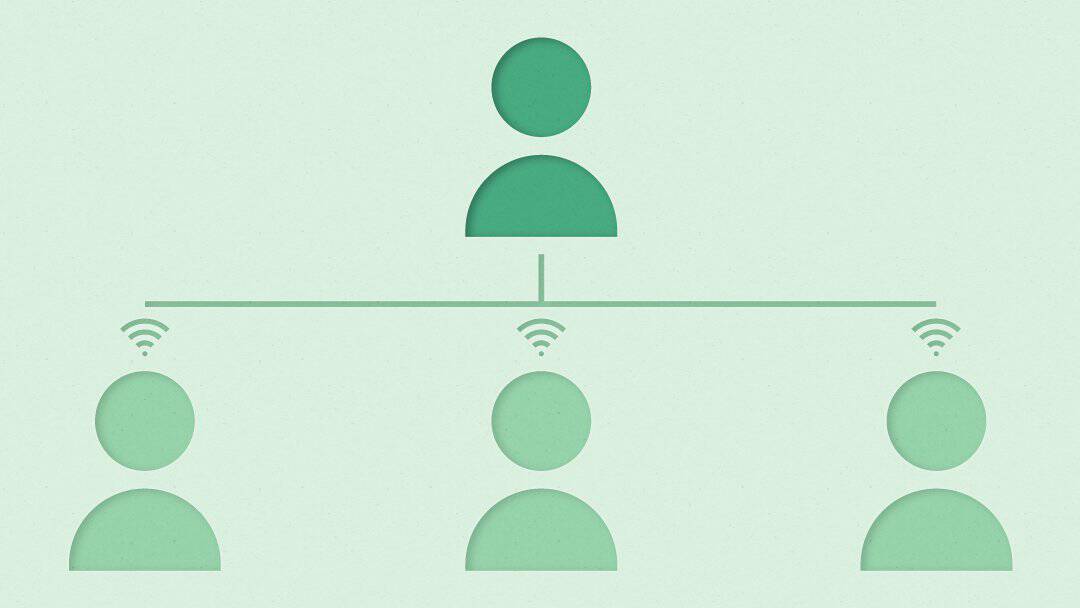 Illustration of an org chart