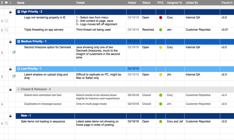 Issue tracker. Buganizer logo Issue Tracker.