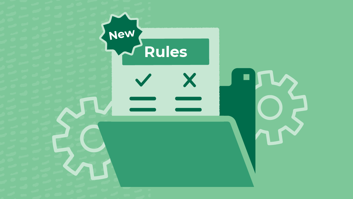 Illustration of new rules of project management