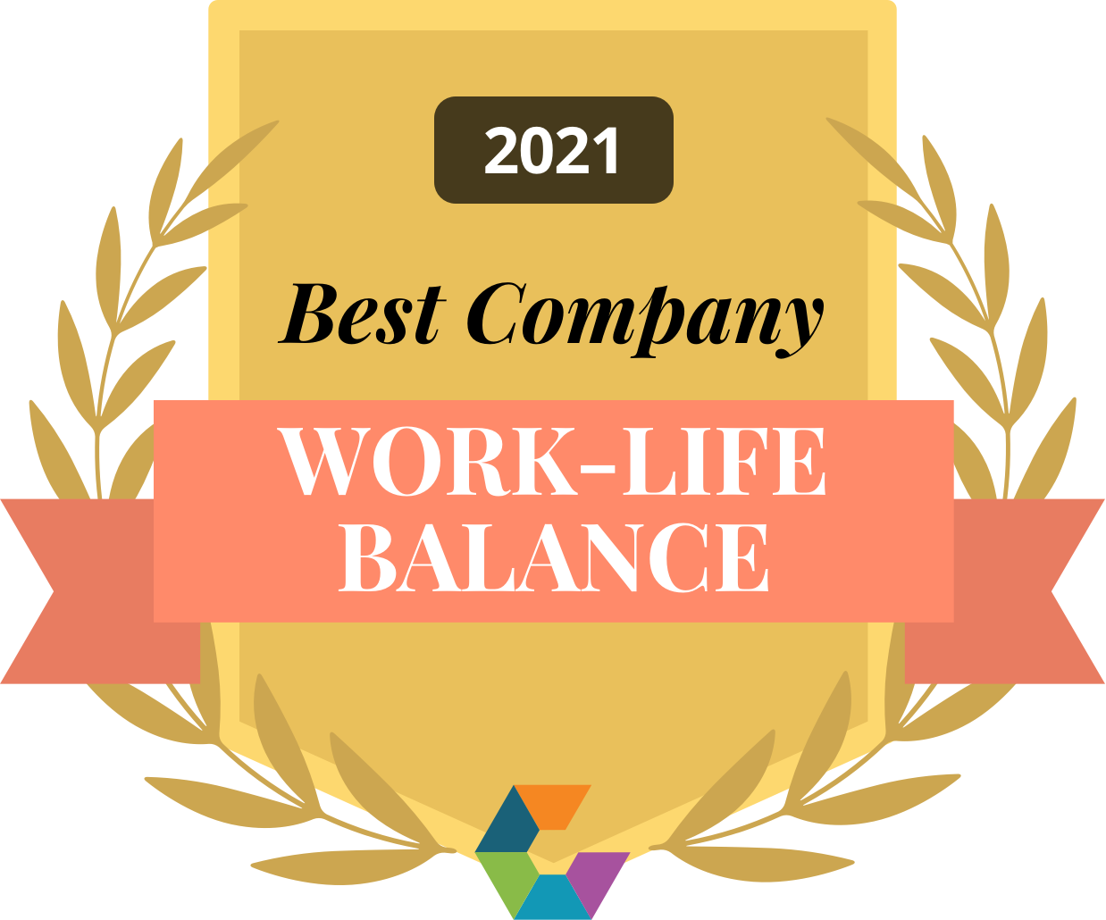 Comparably Award | Work Life Balance 2021 | Smartsheet