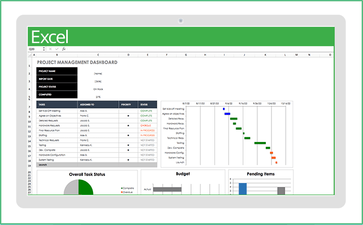 Управление проектами excel шаблон